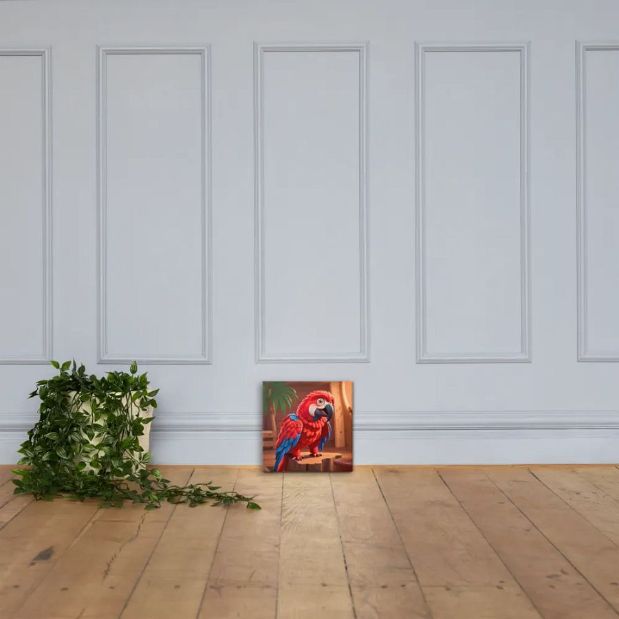 Endangered Species - Mexico - Scarlet Macaw Canvas Art product image (5)