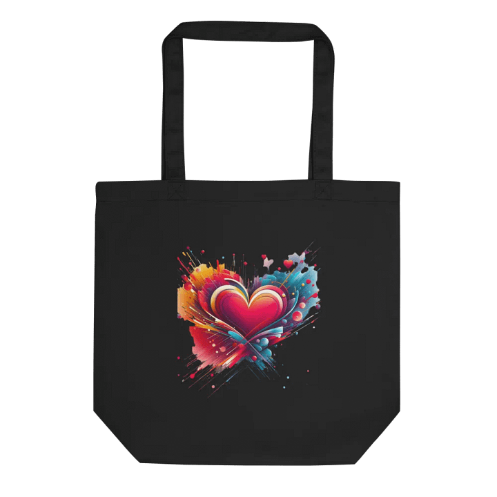 Heartburst Eco-Friendly Tote Bag product image (1)