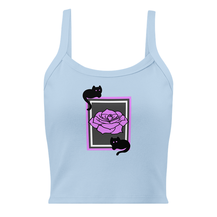 Rose Frame Kitten Crop Tank (womens) product image (5)
