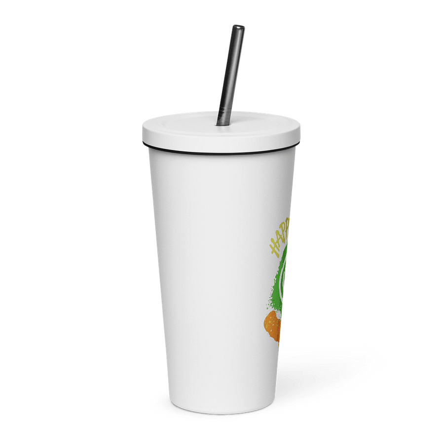 Happy Face: Insulated Cup With Straw product image (4)