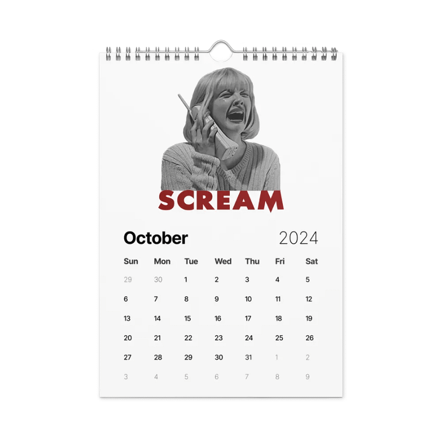 Horror Mayhem 2024 Calendar product image (12)