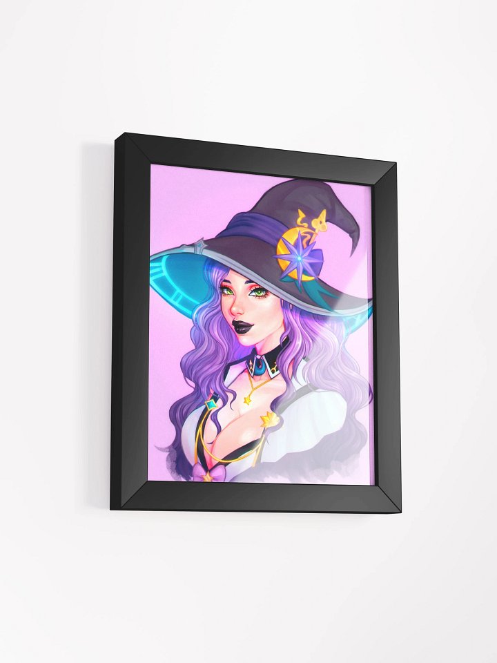 "Space Witch Beauty" StarfireEspo Framed Matte Poster product image (3)