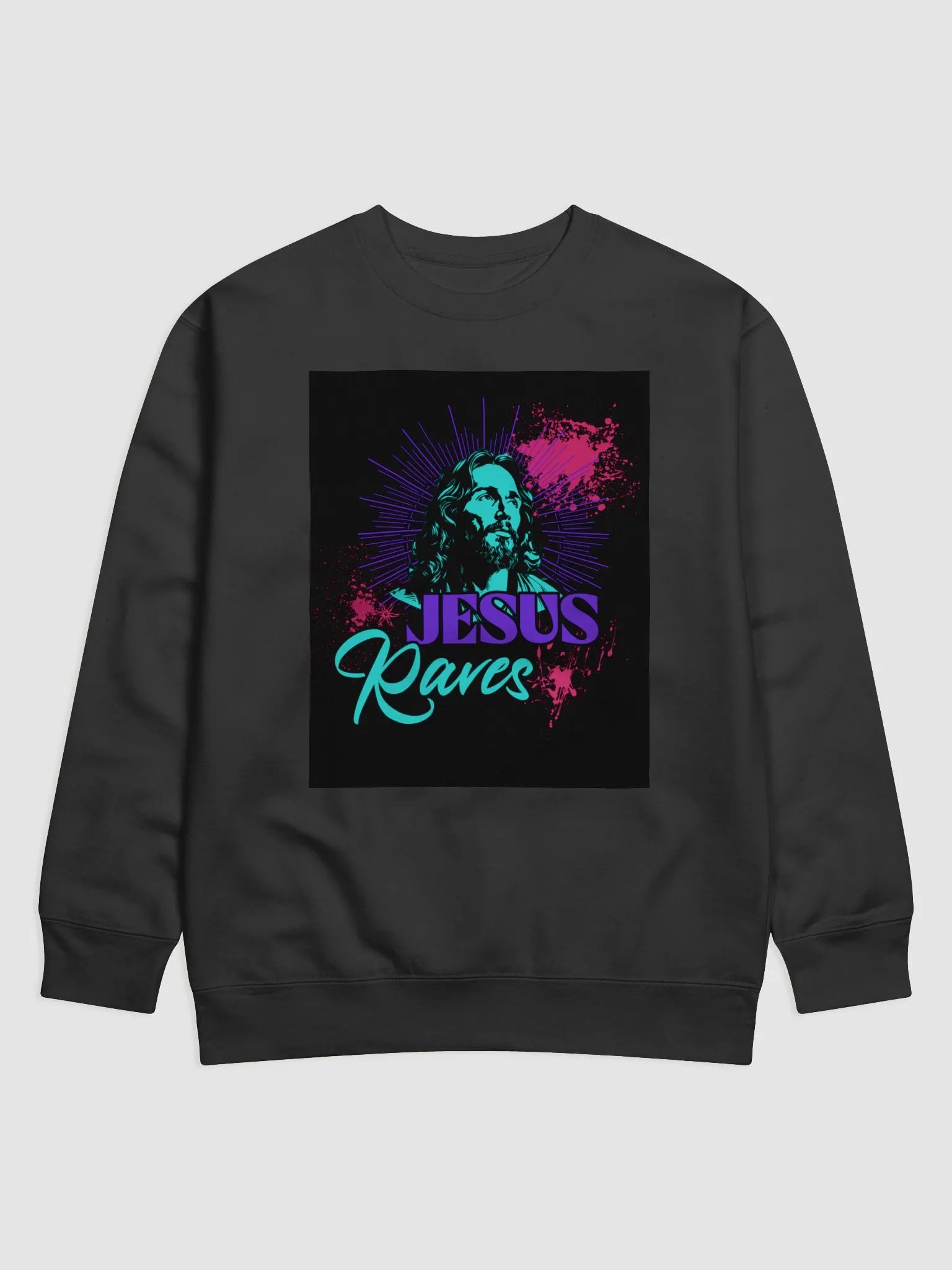 Neon Jesus Raves Sweatshirt product image (4)