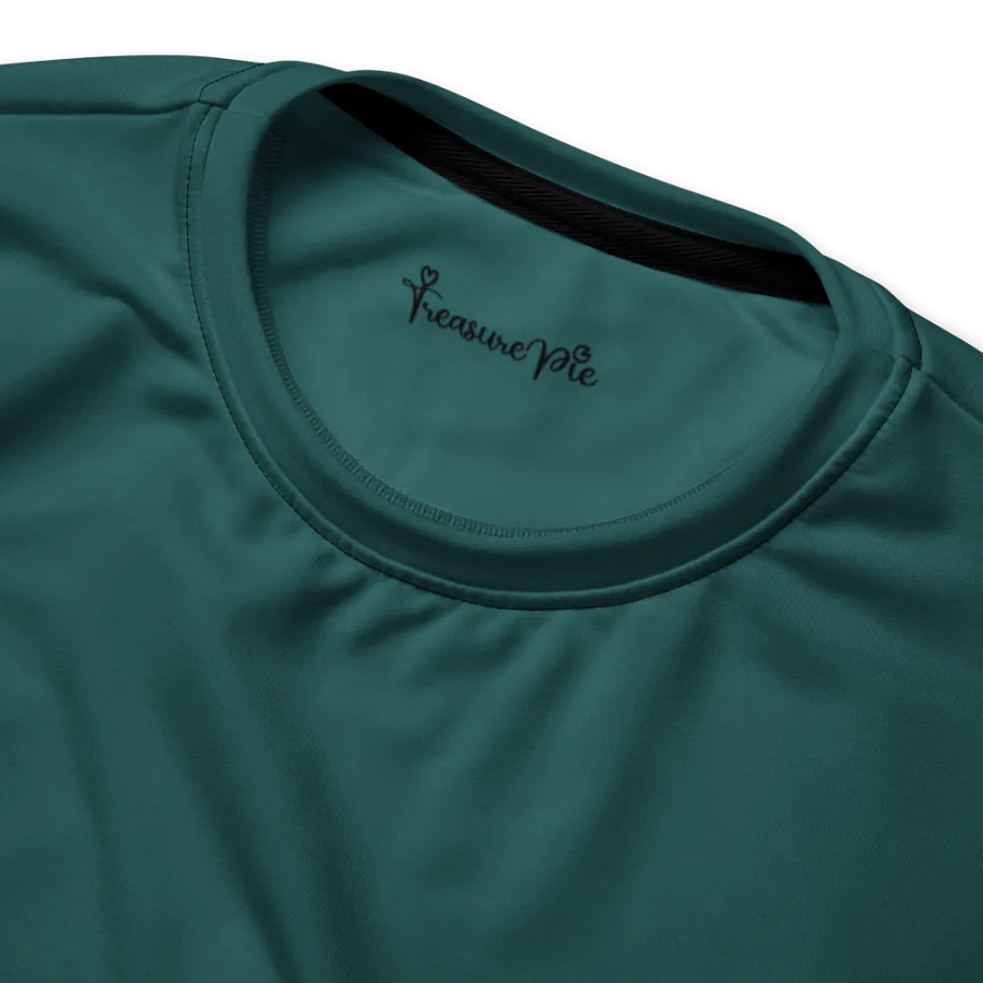 Plain Teal Green Soft Summer Unisex Recycled Polyester Heavyweight Premium Sweatshirt by Treasure Pie product image (4)