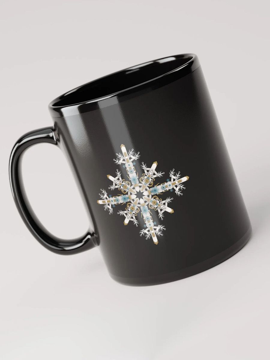 Christmas - Brick Snowflake - Black Mug product image (3)