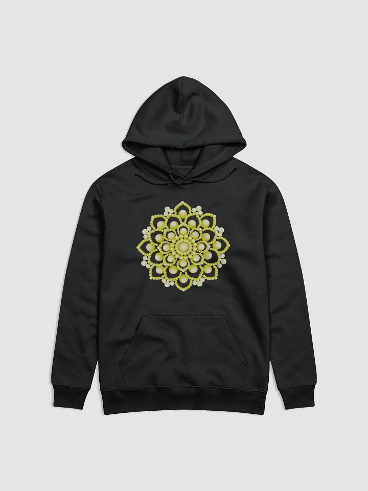 Yellow Flower Mandala Unisex Eco Hoodie product image (1)
