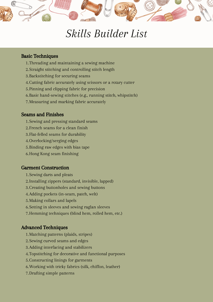 Sewing Year Planner 2025: Your Ultimate Digital Sewing Companion product image (12)