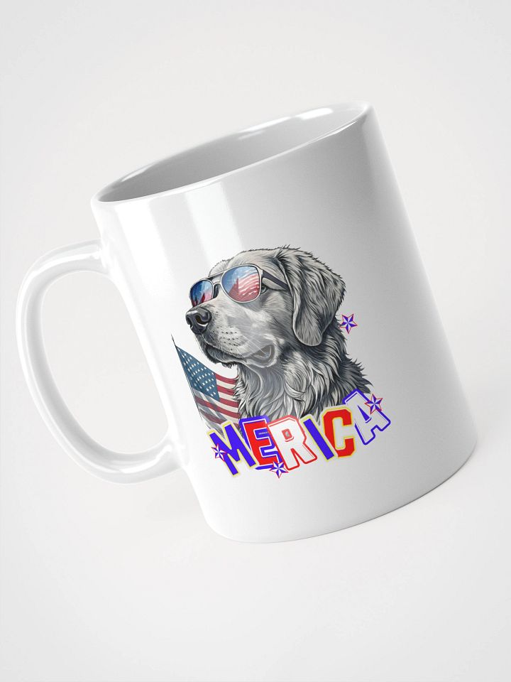 Merica Golden Retriever Patriotic Pooch Mug product image (2)
