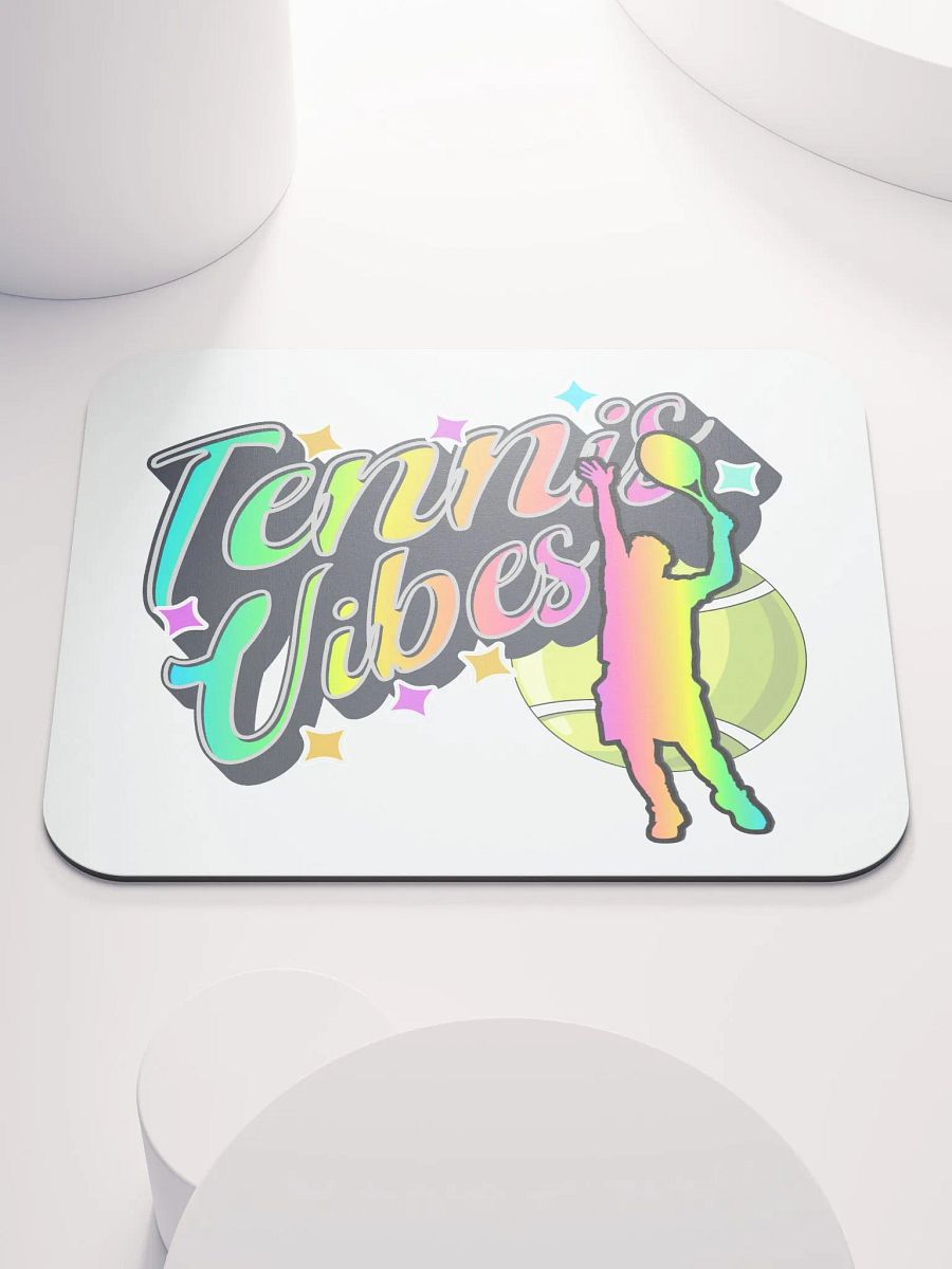 Tennis Vibes Male Neon Mouse Pad product image (1)