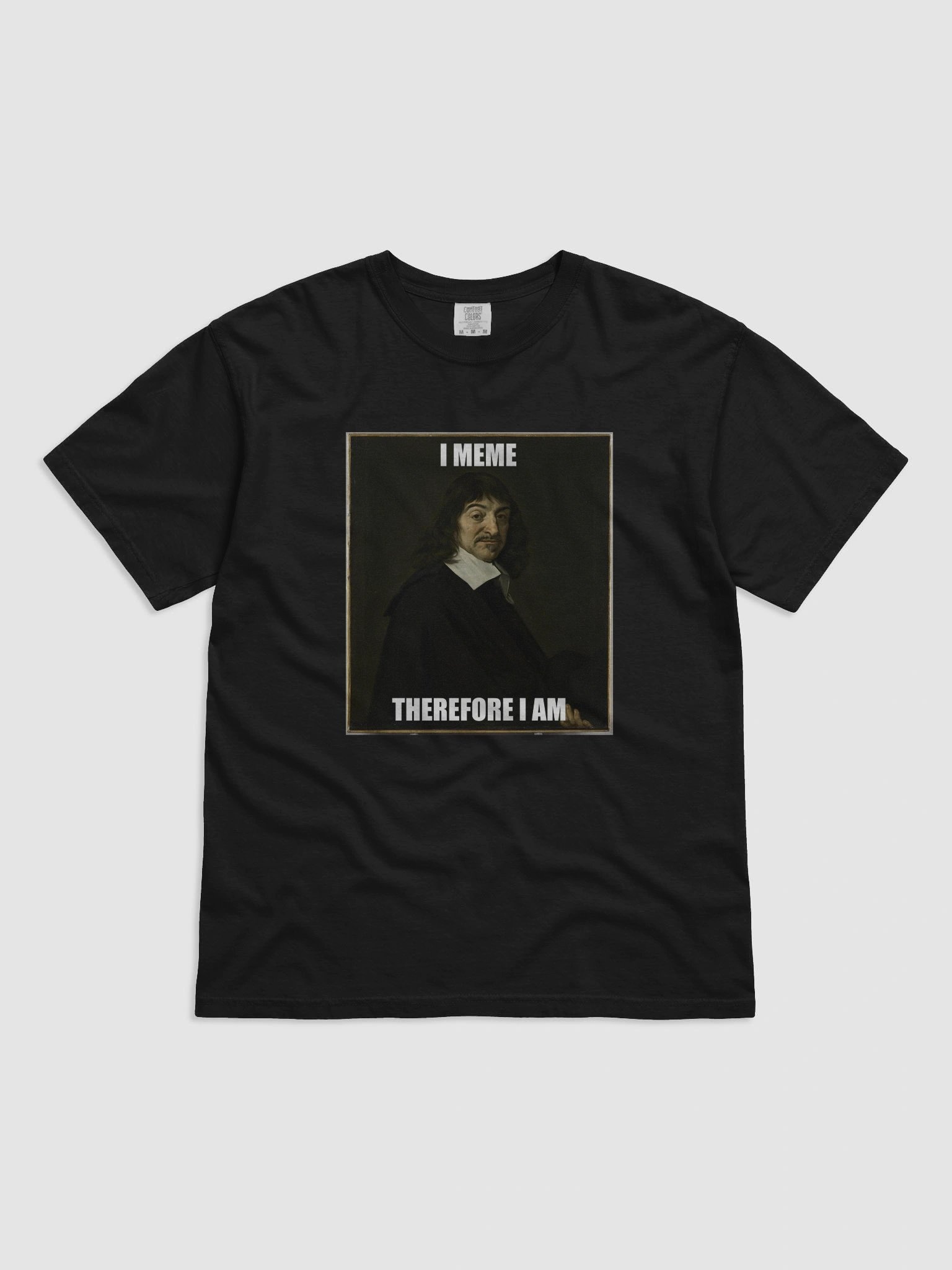 I meme therefore I am - Philosophical Meme T-Shirt René Descartes product image (1)