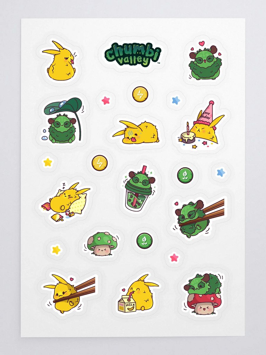 Raiden & Moku Sticker Sheet product image (3)