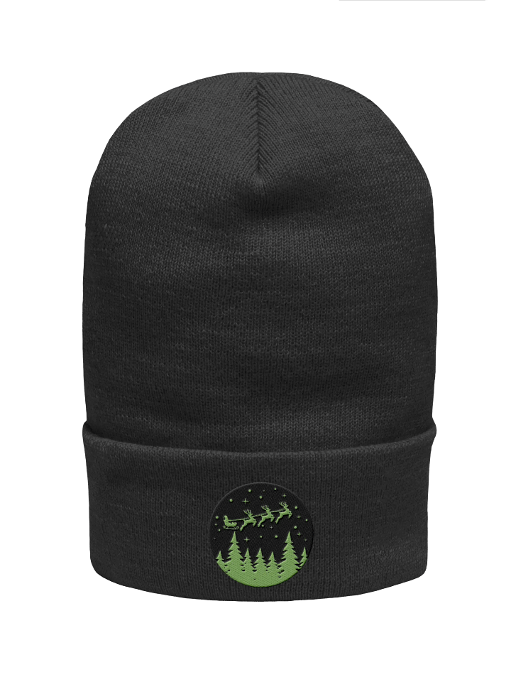 Starry Reindeer Sleigh Beanie product image (1)