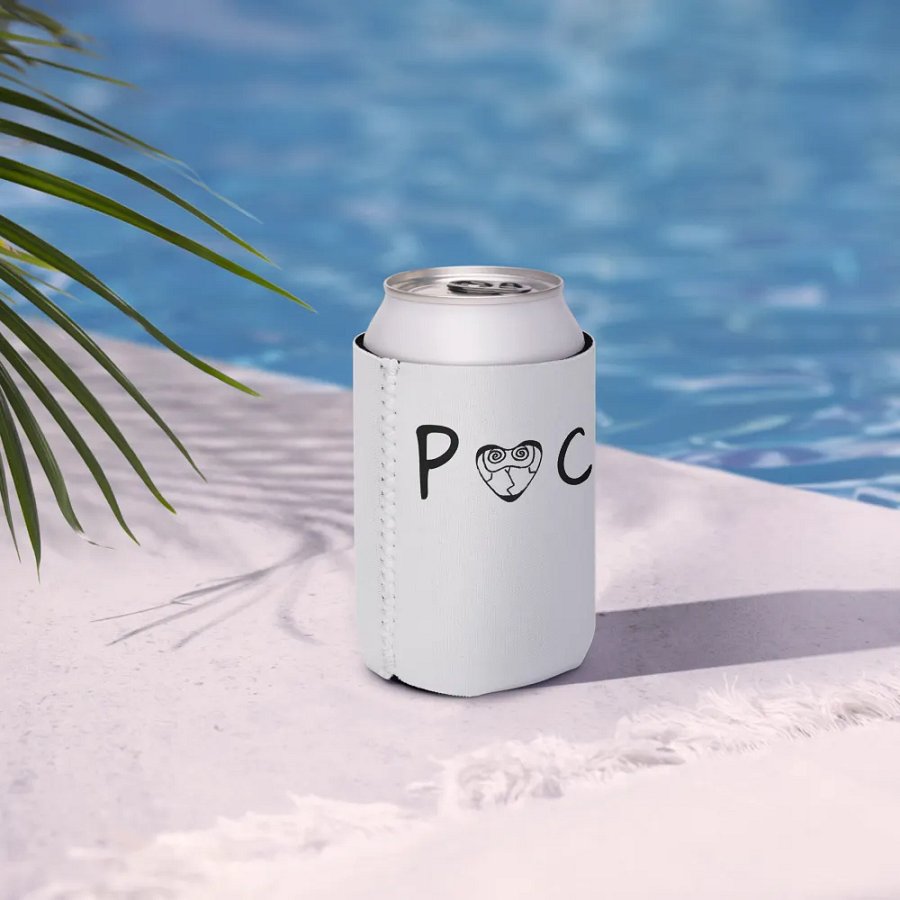 PACX KOOZIE (WHITE W BLACK TEXT) product image (8)