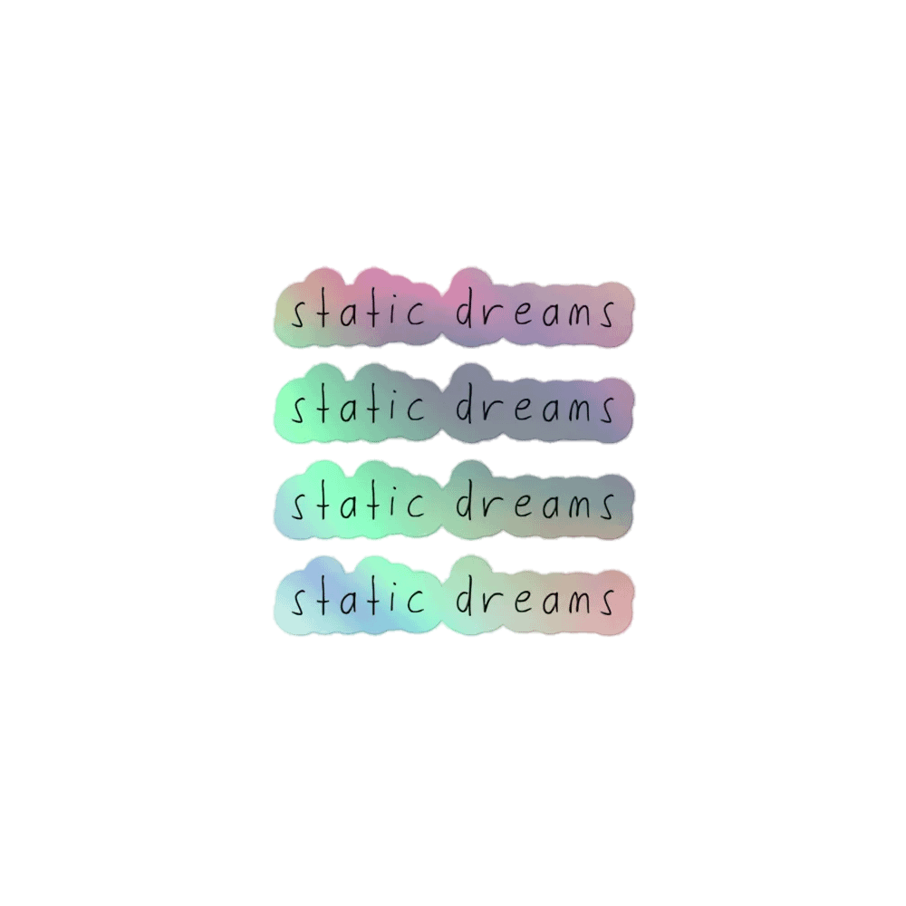 Static Dreams Holo Stickers product image (1)