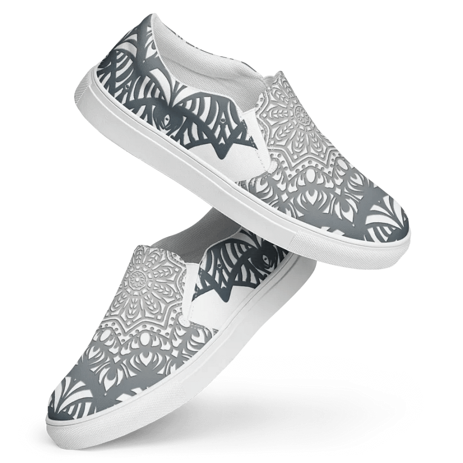 Mandala Symmetry Women's Slip-Ons product image (4)