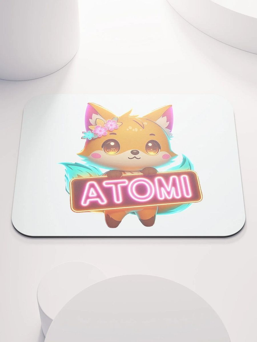 Neon Fox Dreams Mouse Pad product image (1)