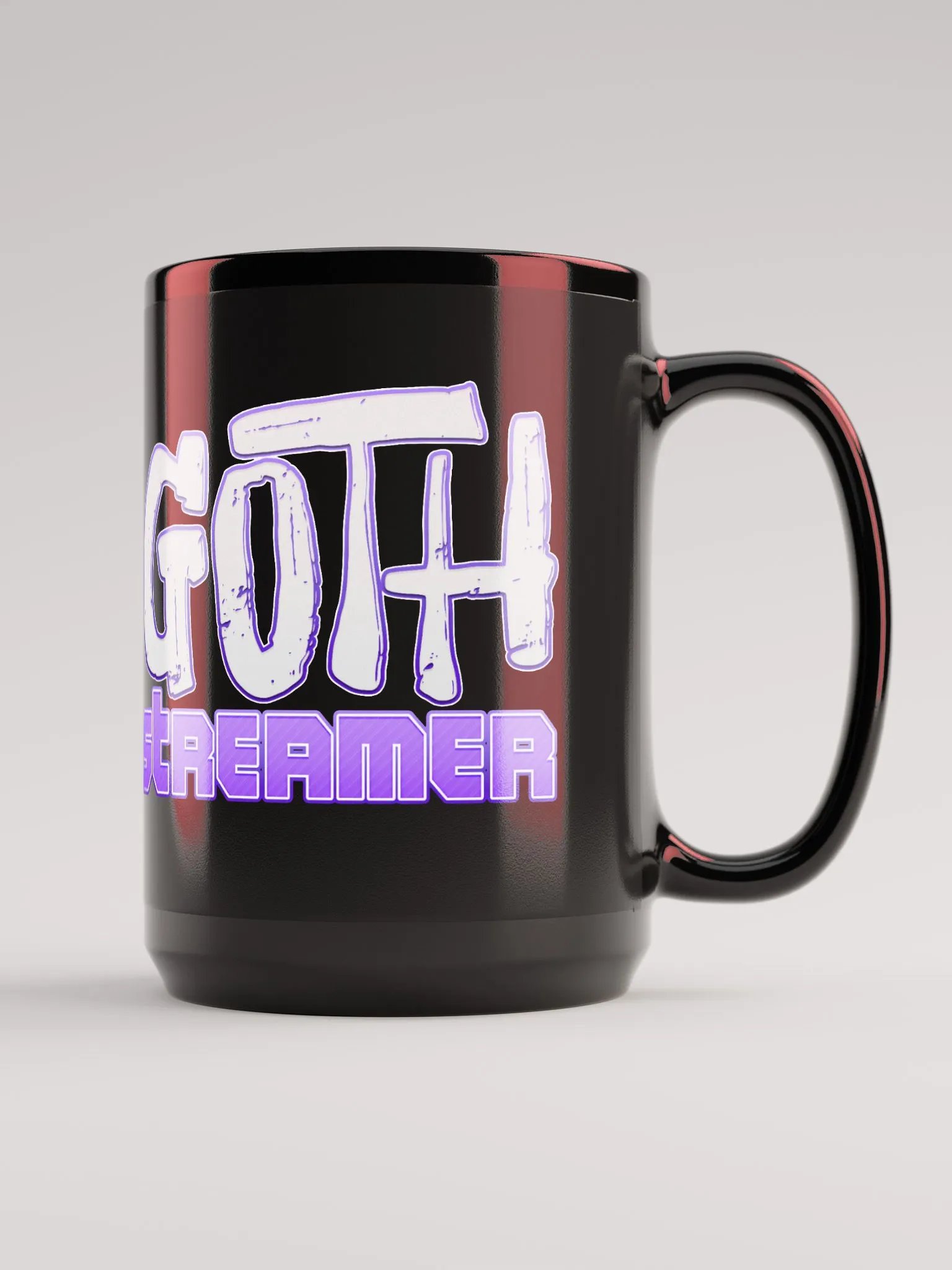 Goth Streamer Black Mug product image (1)