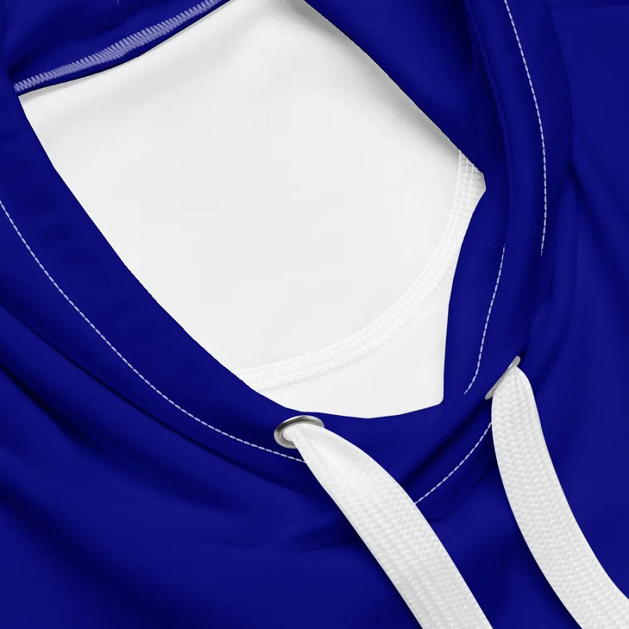 Plain Color Navy Blue Hoodie product image (5)
