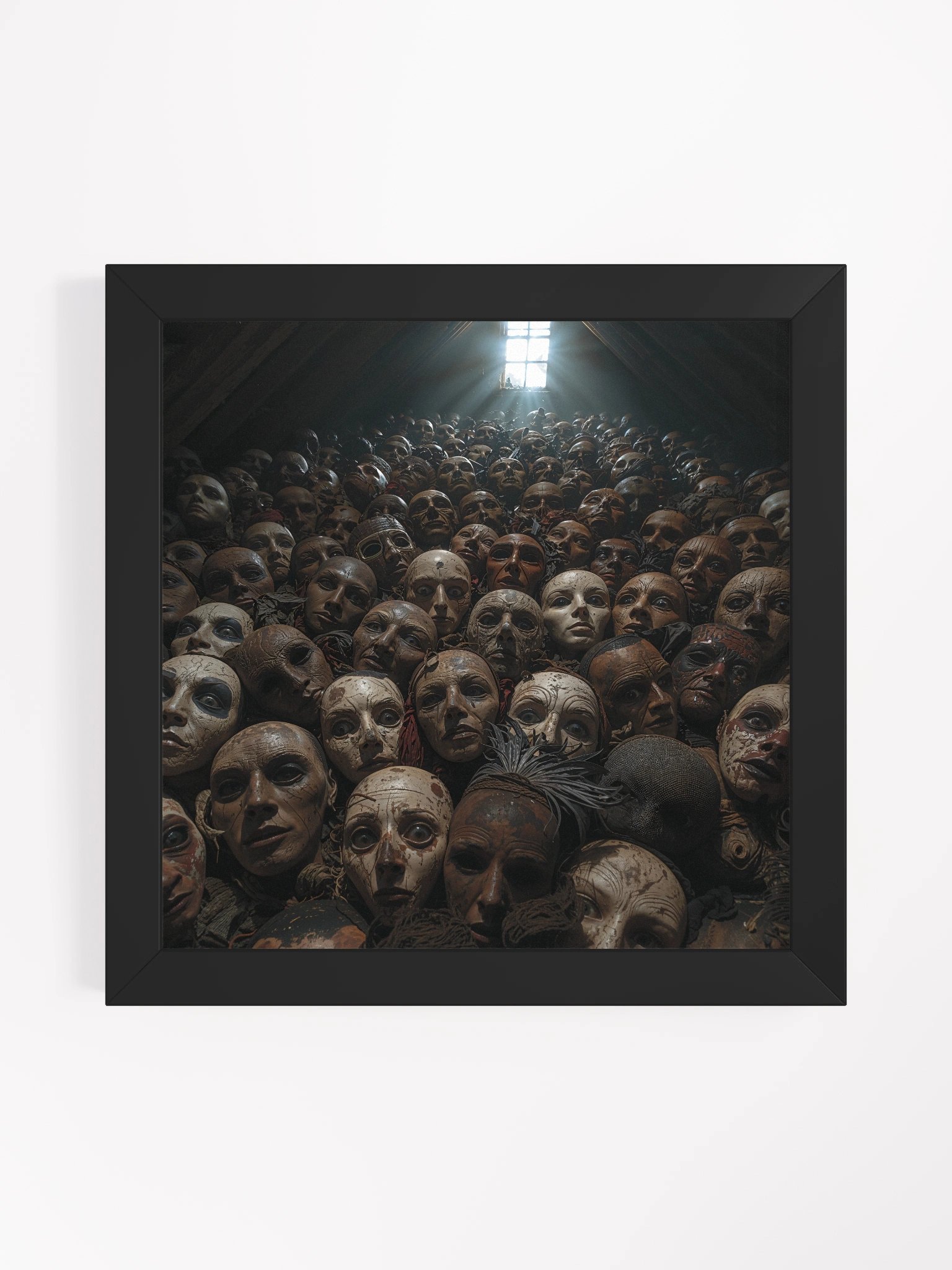 The Attic of Forgotten Faces Framed Print product image (5)