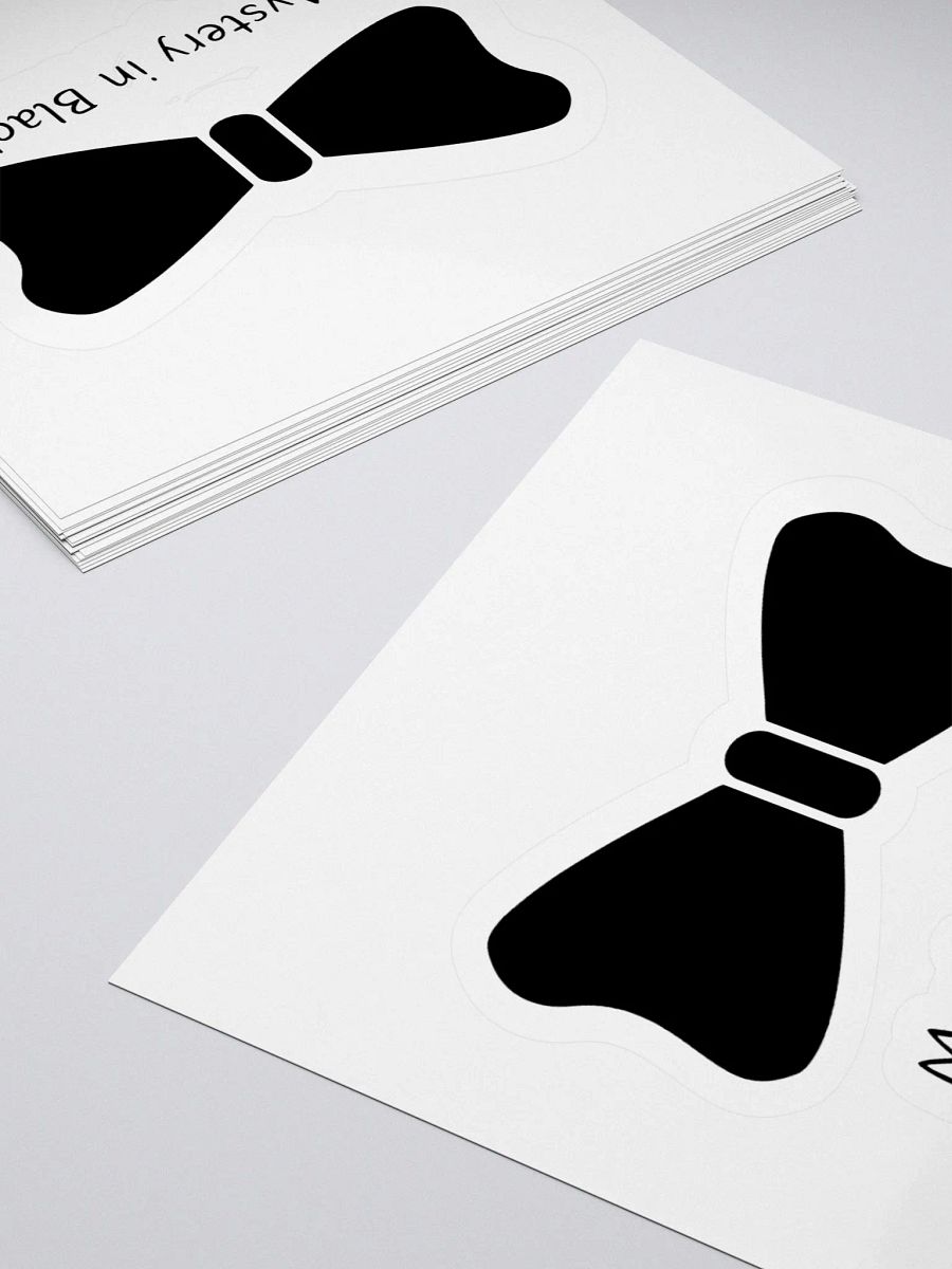 Mystery in Black kiss cut sticker 012 product image (2)