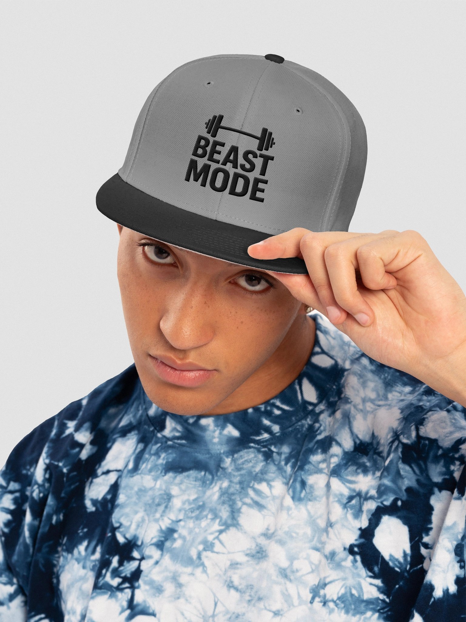 BEAST MODE Embroidered Snapback Hat product image (85)