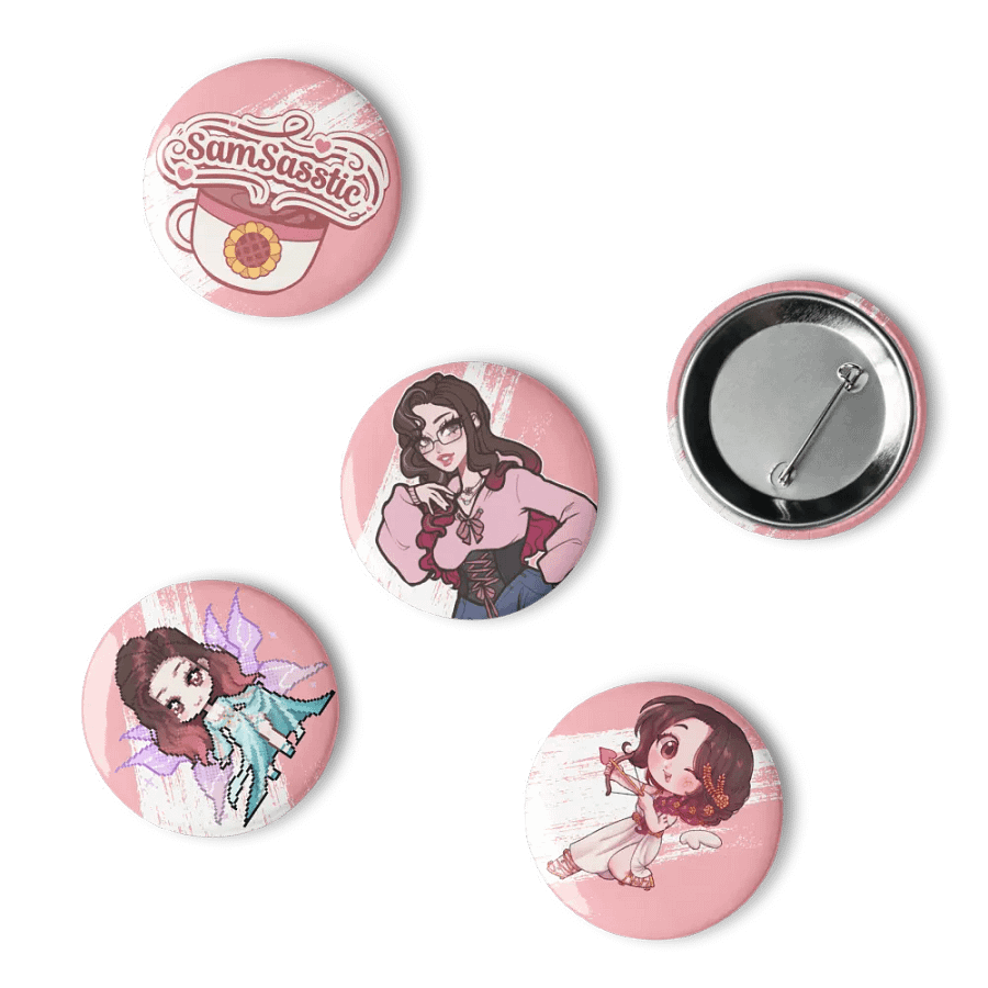 SamSasstic Buttons Galore! Set of 5 product image (12)