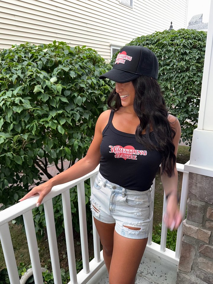 Once Upon A Wrestling Baddie Trucker Hat product image (2)