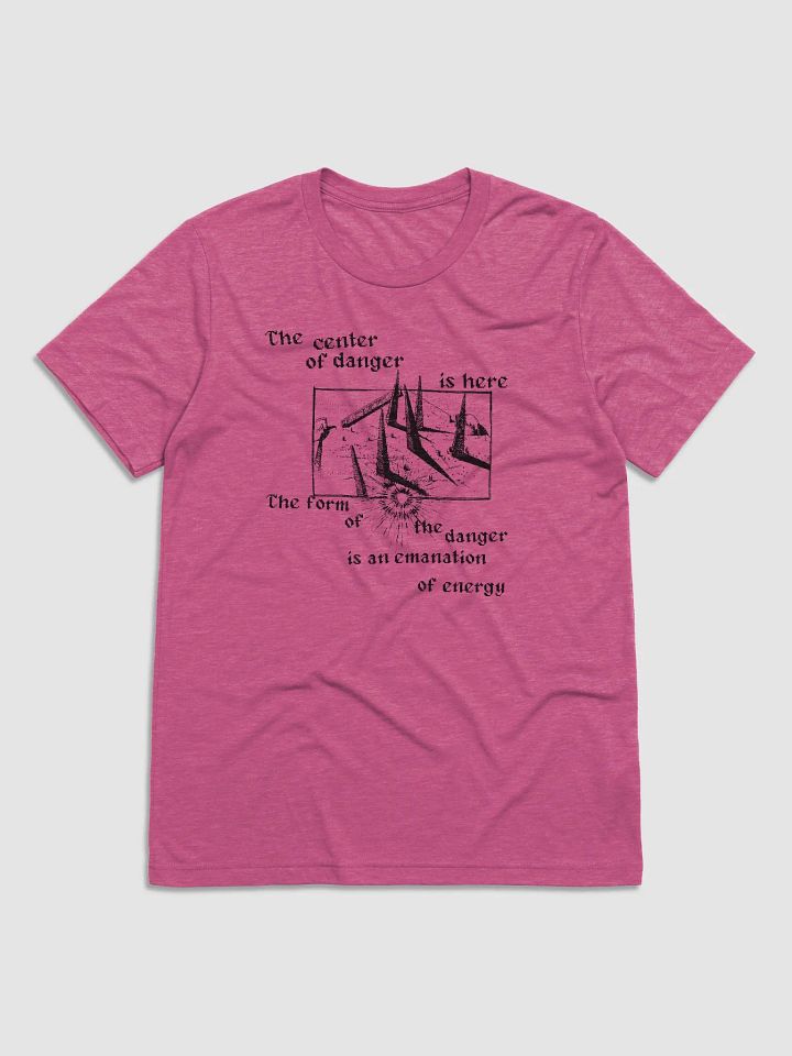 THE CENTER OF DANGER IS HERE (black) product image (3)