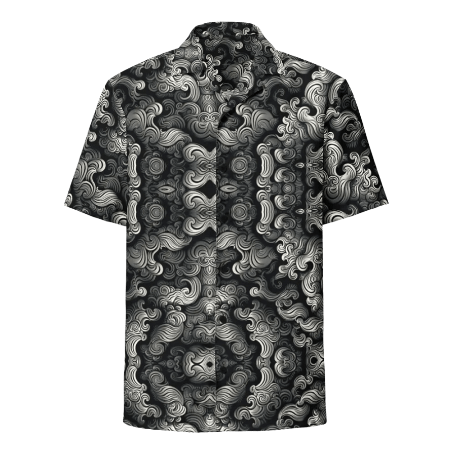Swirling Grey Clouds Hawaii Style Shirt product image (1)