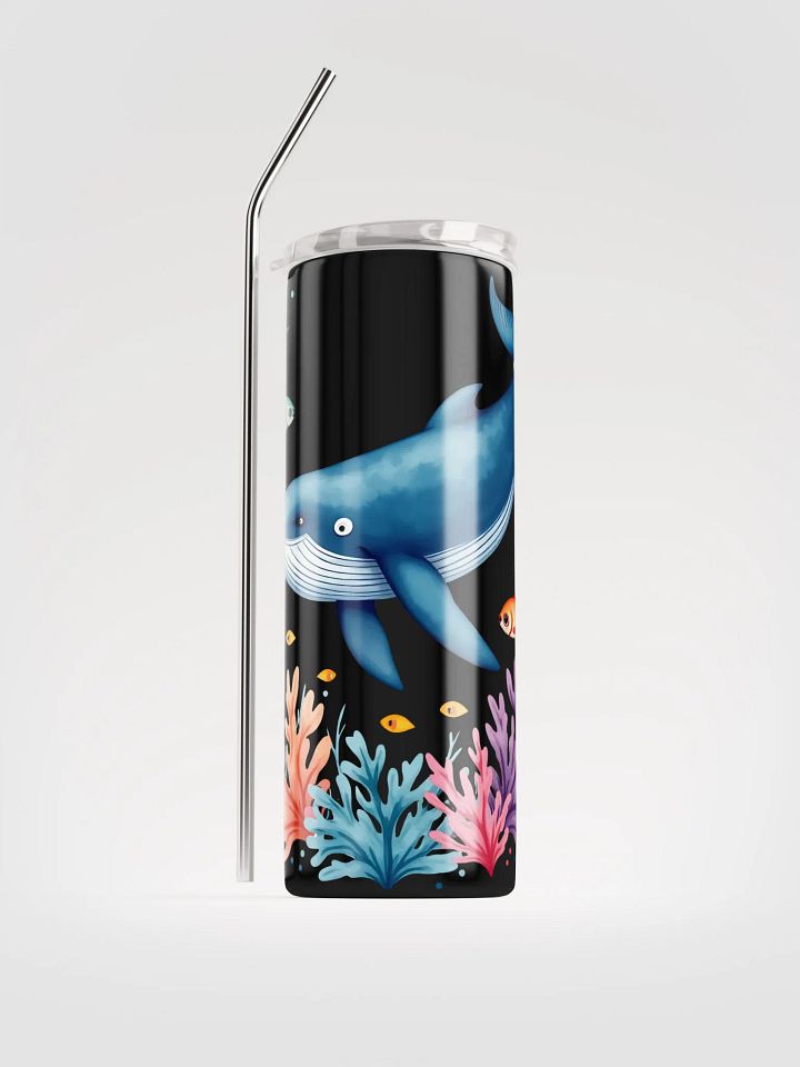 Whimsical Whales Stainless Steel Tumbler product image (2)