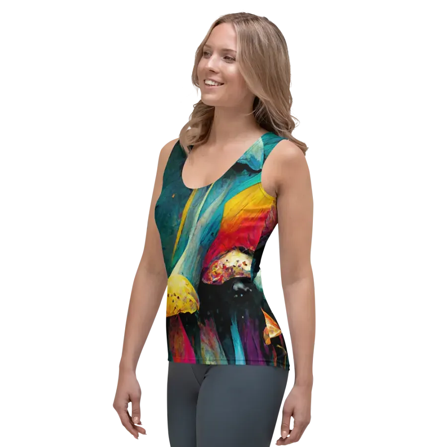Whimsical Mushroom Dream All-Over Tank Top product image (3)