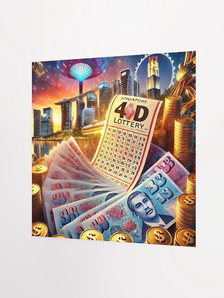 Fortune and Prosperity: Singapore 4D Lottery Poster product image (4)