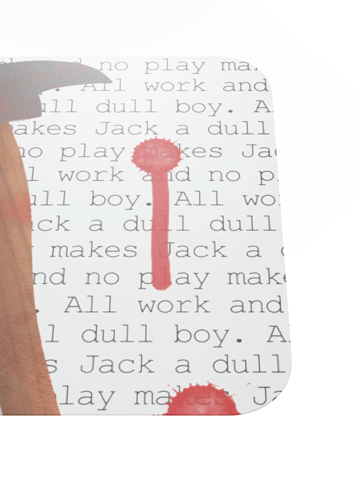 "All Work" Mouse Pad product image (5)