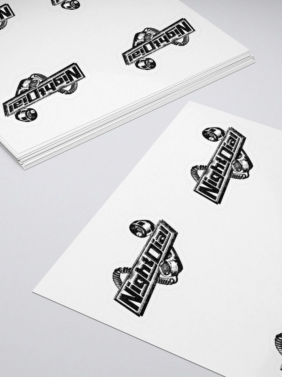 NIGHT DIAL Kiss Cut Stickers product image (12)