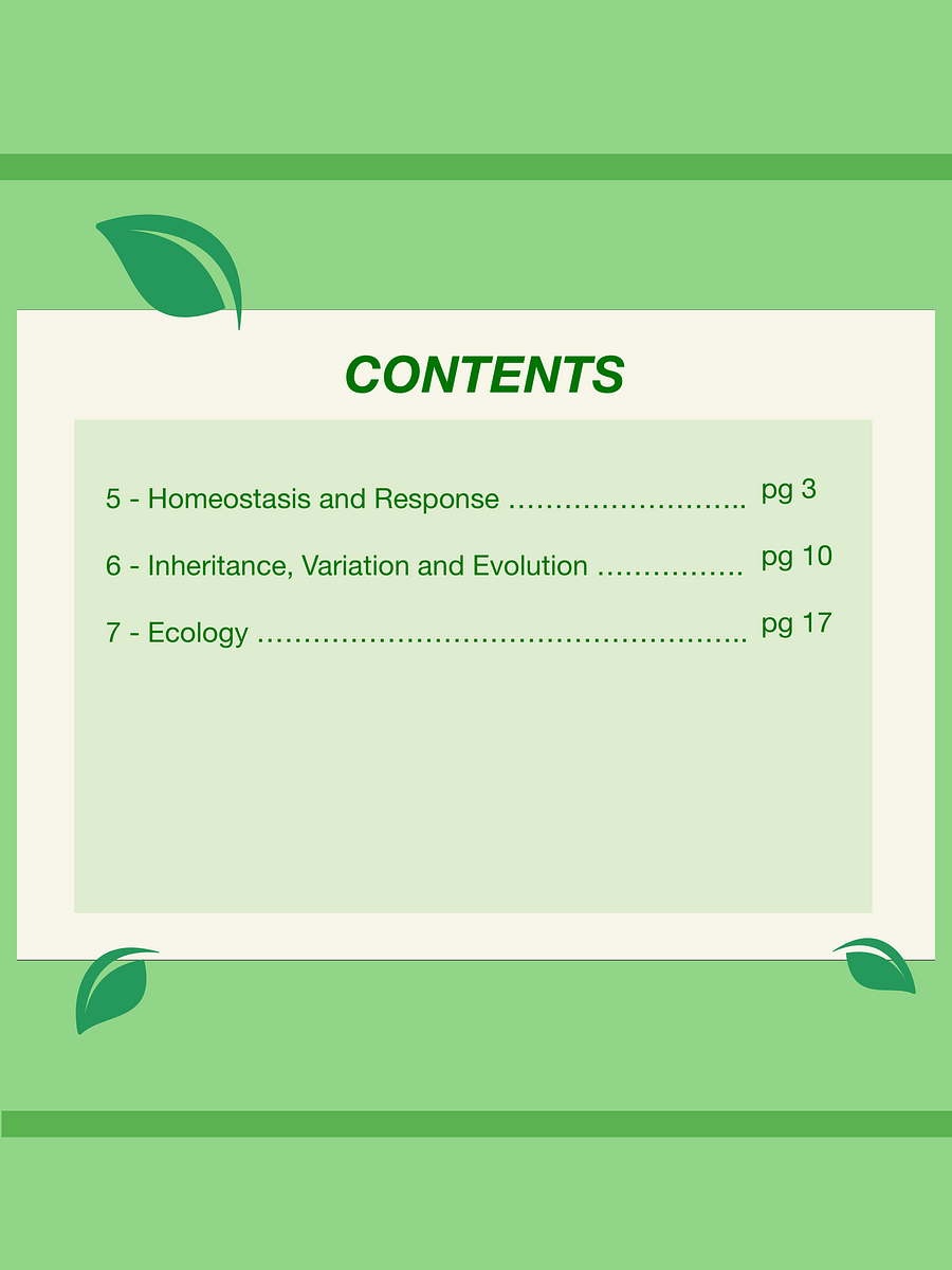 AQA GCSE Biology Paper 2 Revision Notes (25 Pages) | Revision Made Easy product image (4)