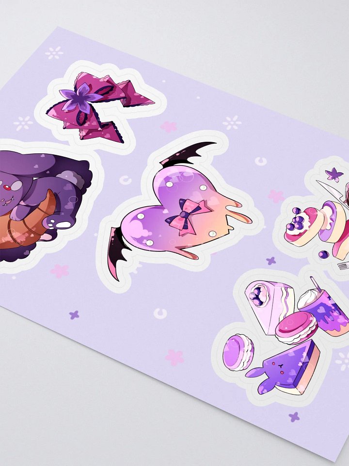 Dust Bunny & Desserts Sticker Sheet product image (2)