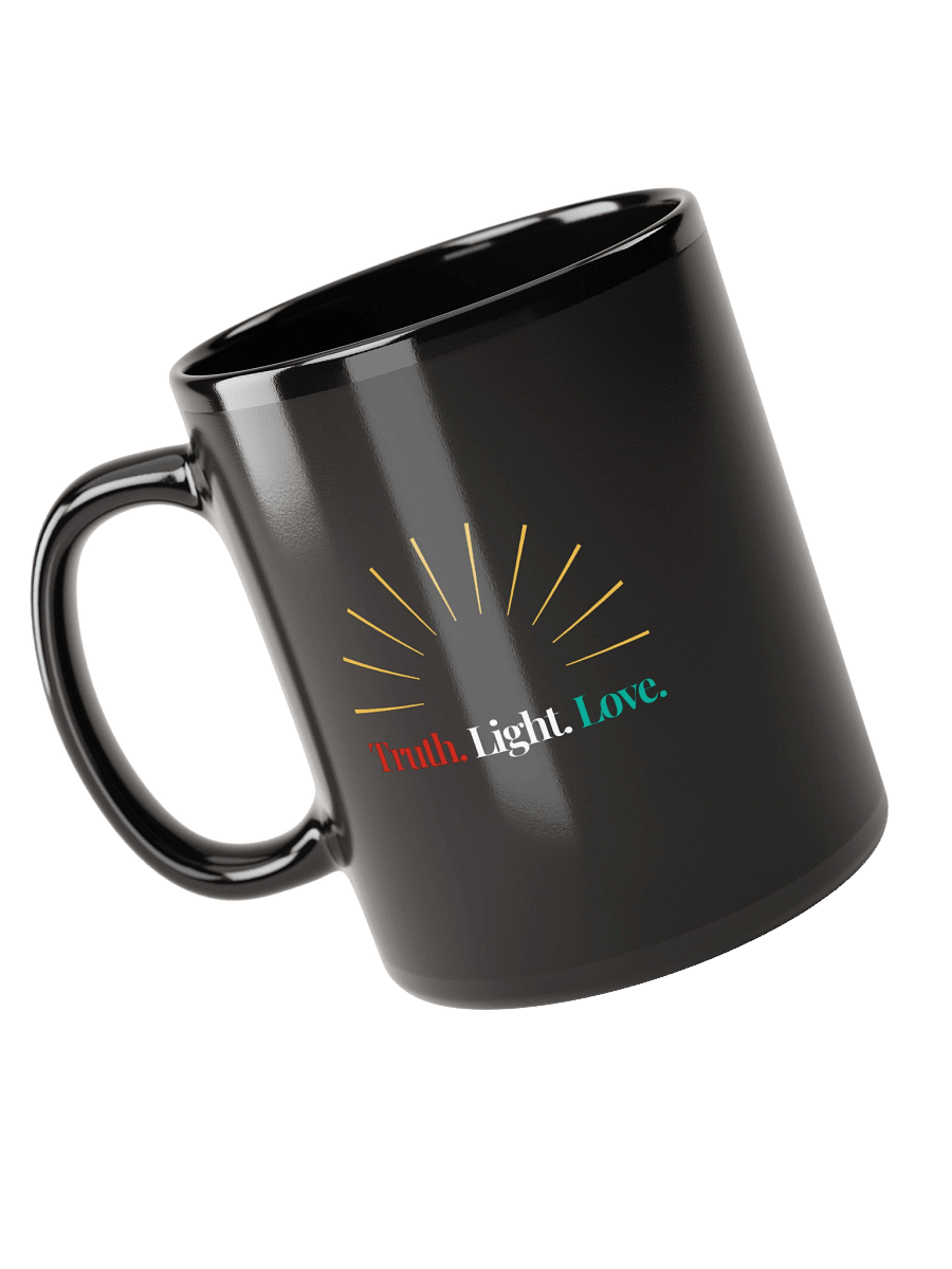 Truth Light Love - Black Mug (Style 3) product image (3)