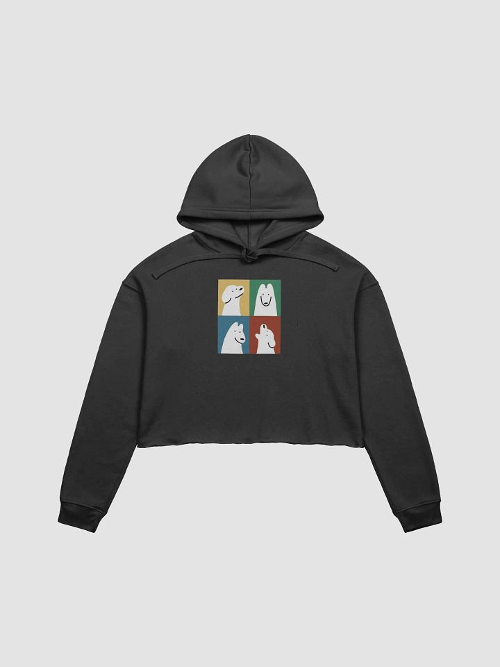 Whimsical Dog Days Crop Hoodie product image (1)