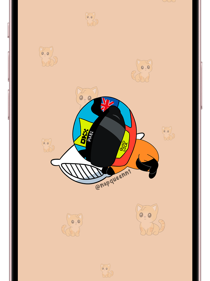 Sleeping Mini Oscar - Phone Wallpaper product image (2)