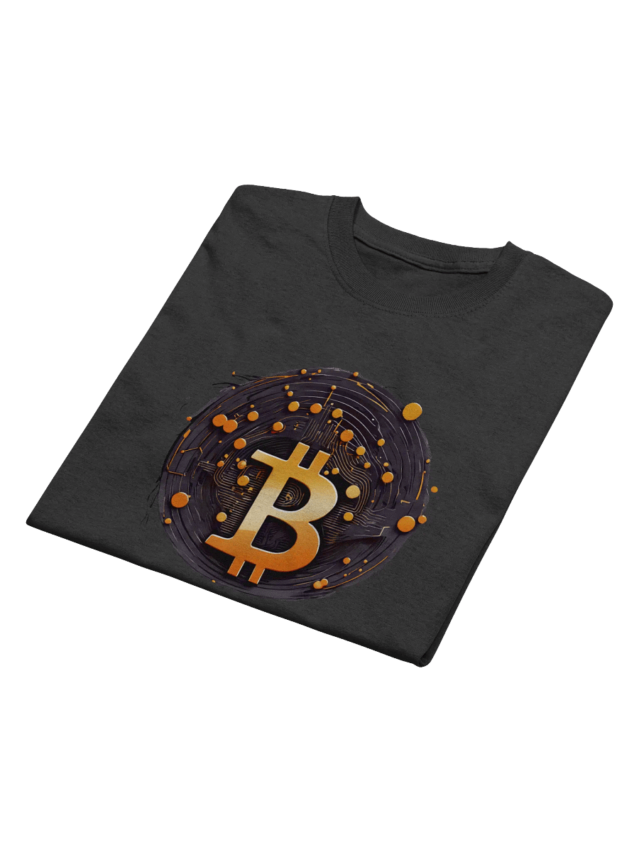 Bitcoin Tech Logo Tee, Trendy Graphic Shirt, Perfect Gift for Crypto Fans product image (3)