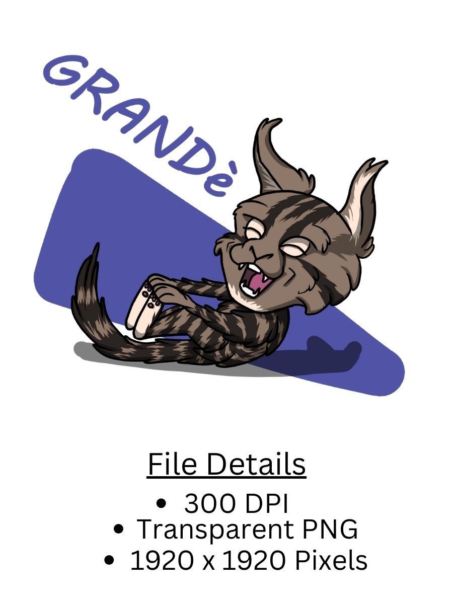 FREE Digital Art of Grande the Kitten - Cat Downloadable product image (2)