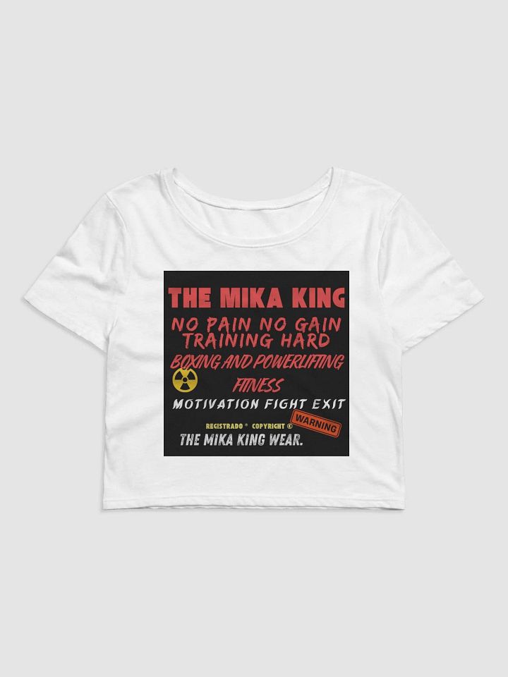 Camiseta corta para mujer sport Urban para gimnasio crossfit de The Mika King Wear. product image (1)