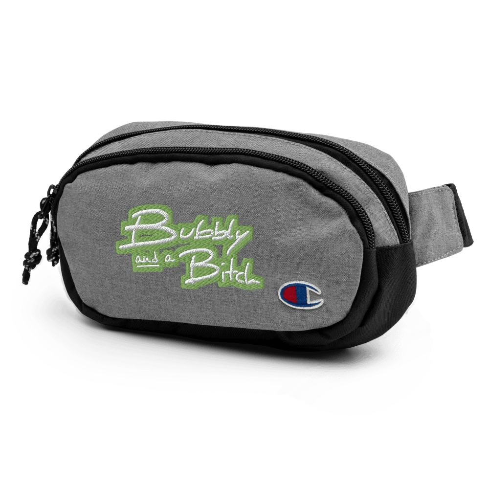 Bubbly and a B (light green bubble design 2) champion fanny pack product image (4)
