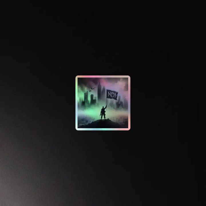 HDI Hill Flag - Holographic Sticker product image (2)
