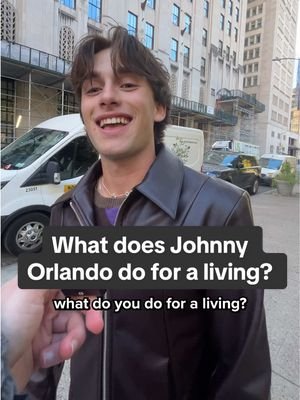What does @johnny orlando do for a living? #whatdoyoudoforaliving #johnnyorlando #newmusic #singer #interview 