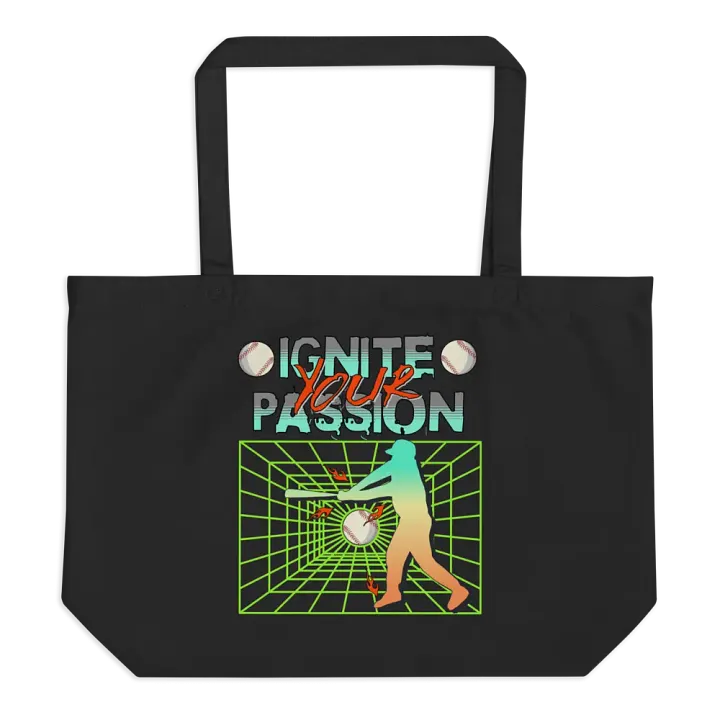 Ignite Your Passion Baseball Organic Tote product image (1)