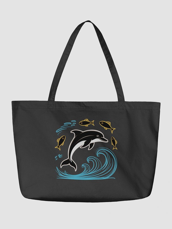 Dolphin Dreams Organic Tote Bag product image (4)