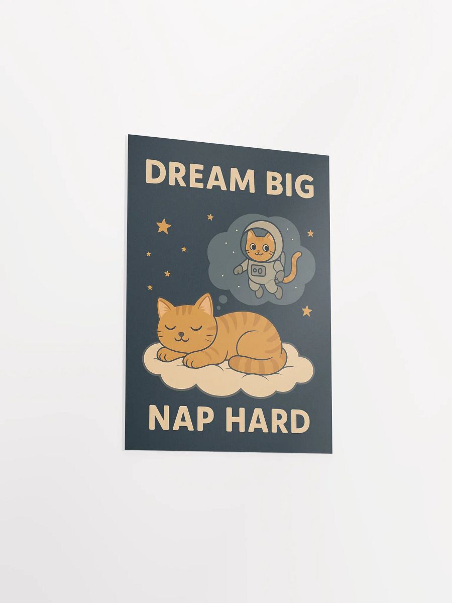 Dream Cute Cat Motivational Poster product image (24)