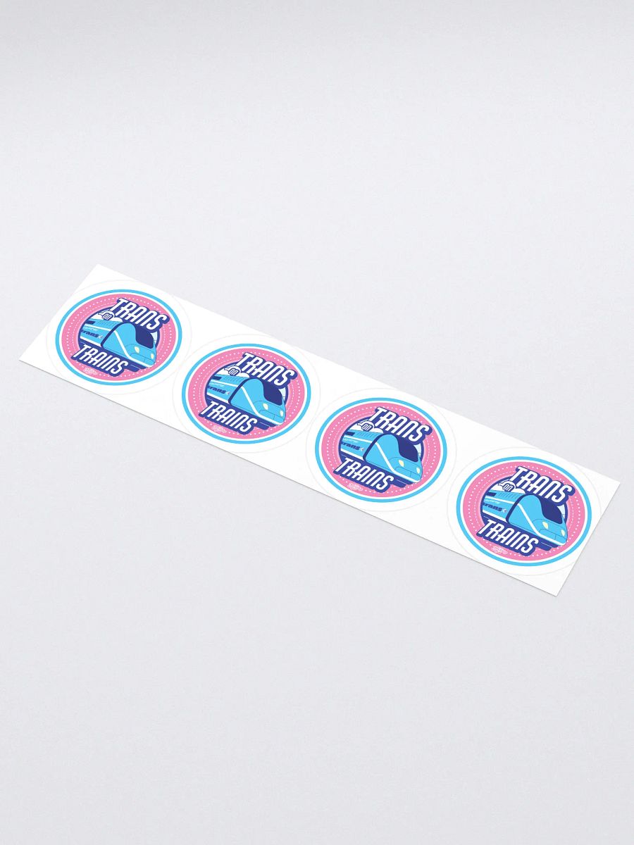 Trans on Trains sticker 4-pack product image (1)