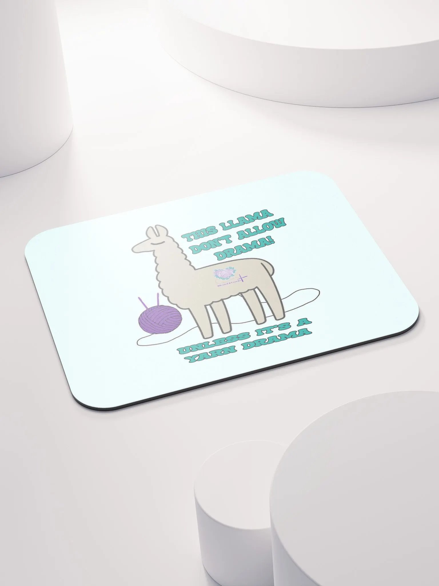 No Drama Lama Mouse Pad product image (4)
